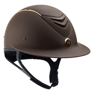 Defender AVANCE Wide Brim Rose Gold Stripe Helmet